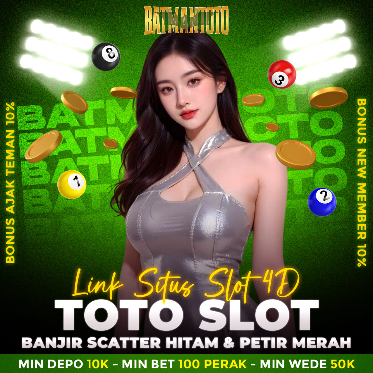 BATMANTOTO: Situs Toto 4D Online Terlaris dan Agen Bandar Togel Slot Gacor Terbaik Hari ini